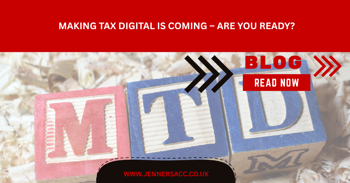 Making Tax Digital concept with building blocks